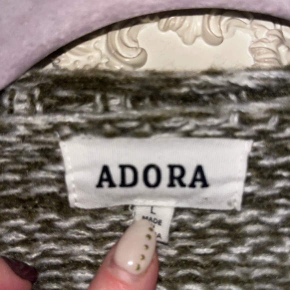 NWIT boho chic cozy ADORA Women's Striped Cardigan size Large. - Picture 5 of 5